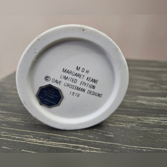 Vintage Margaret Keane Big Eyed Girl MDH 1976 Balloon Girl Figurine Japan - Picture 6 of 7